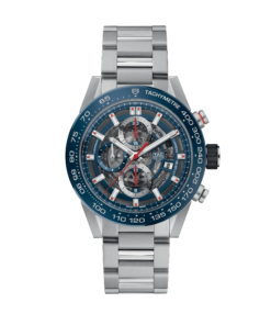 tag heuer carrera heuer 01 automatico cronografo acero 43mm esfera azul brazalete CAR201T.BA0766