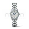 longines master collection automatico mujer acero esfera gris con azul brazalete l2.128.4.78.6