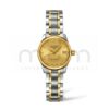 longines master collection automatico mujer acero oro amarillo esfera dorada con diamantes brazalete l2.128.5.37.7
