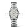 longines master collection automatico mujer acero esfera gris silver diamantes brazalete l2.257.4.77.6