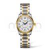 longines master collection automatico mujer acero oro amarillo esfera silver con azul brazalete l2.257.5.78.7