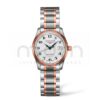 longines master collection automatico mujer acero oro rosa esfera silver con azules brazalete l2.257.5.79.7