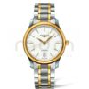 longines master collection automatico acero pvd amarillo esfera blanca brazalete l2.628.5.12.7