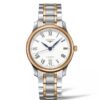 longines master collection automatico acero pvd rosa esfera blanca romanos brazalete l2.628.5.19.7