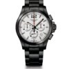 longines vhp cronografo cuarzo acero negro esfera blanca 42mm brazalete L3.717.2.76.6