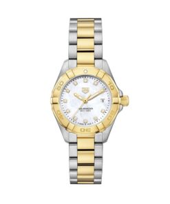 TAG-HEUER-AQUARACER-CUARZO-27MM-BICOLOR-ESFERA-BLANCA-MADRE-PERLA-CON-DIAMANTES-WBD1422.BB0321