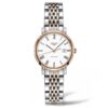 LONGINES-ELEGANT-29MM-AUTOMÁTICO-ACERO-PVD-ROSA-ESFERA -BLANCA-BRAZALETE-L4.310.5.11.7