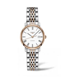 LONGINES-ELEGANT-29MM-AUTOMÁTICO-ACERO-PVD-ROSA-ESFERA -BLANCA-BRAZALETE-L4.310.5.11.7