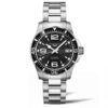LONGINES-HYDROCONQUEST-39MM-AUTOMÁTICO-ACERO-ESFERA-NEGRA-BRAZALETE-ACERO-L3.741.4.56.6