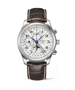 LONGINES-MASTER-COLLECTION-42MM-CRONÓGRAFO-FASE-LUNAR-AUTOMÁTICO-CORREA-PIEL-MARRÓN-L2.773.4.78.3