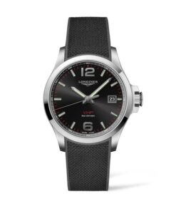 longines-conquest-vhp-acero-43mm-esfera-negra-caucho-negro-l3.726.4.56.9