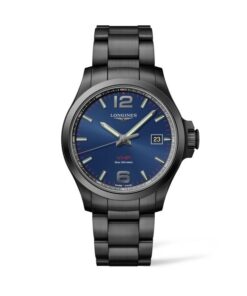 longines-conquest-vhp-pvd-negro-43mm-esfera-azul-brazalete-pvd-negro-l3.726.2.96.6