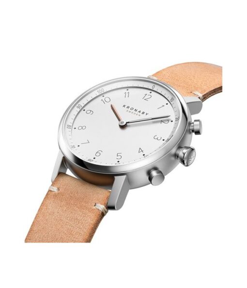 KRONABY-NORD-HYBRID-SMARTWATCH-STEEL-LEATHER-INCLINED-38MM-A1000-0712